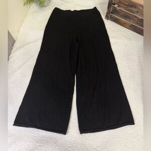 Charter Club luxury cashmere black culotte pants